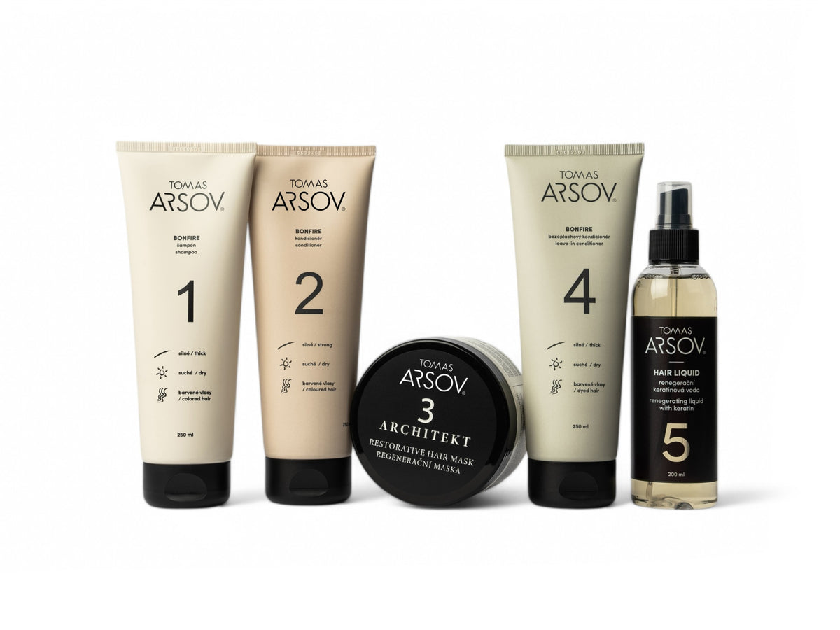 Complete care set for curly and dry hair