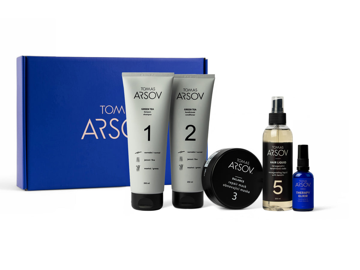 Gift-wrapped Complete care set for curly and fine hair