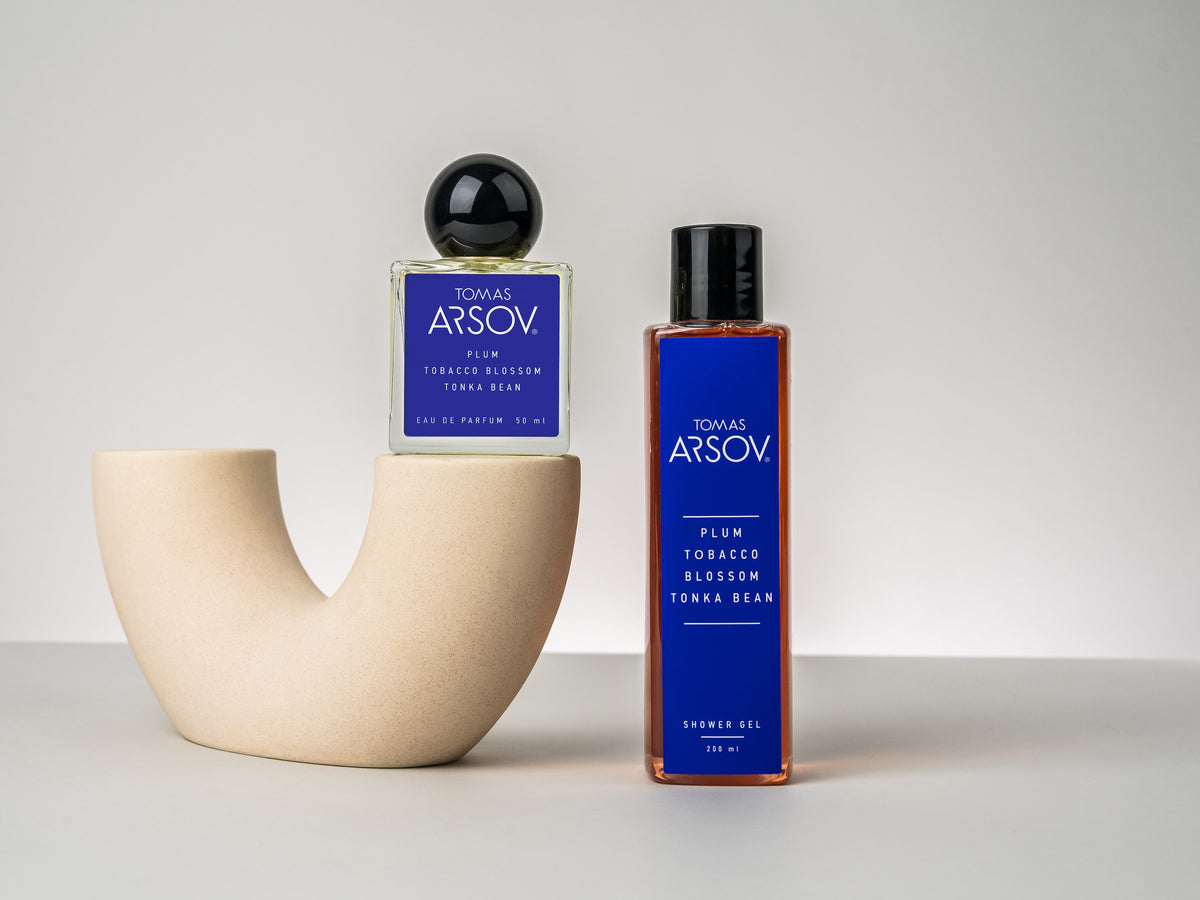 PLUM TOBACCO BLOSSOM TONKA BEAN Perfume and Shower gel