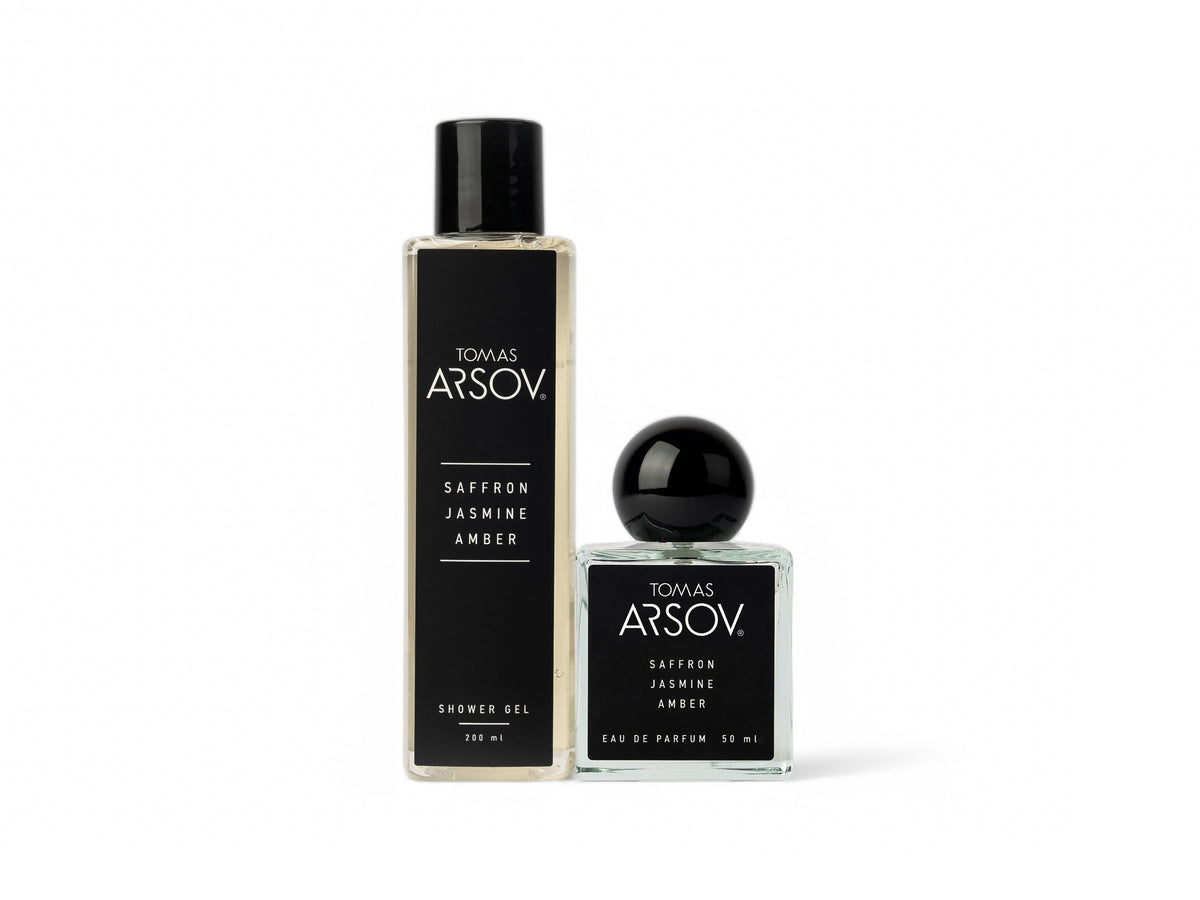 SAFFRON JASMINE AMBER Perfume and Shower gel