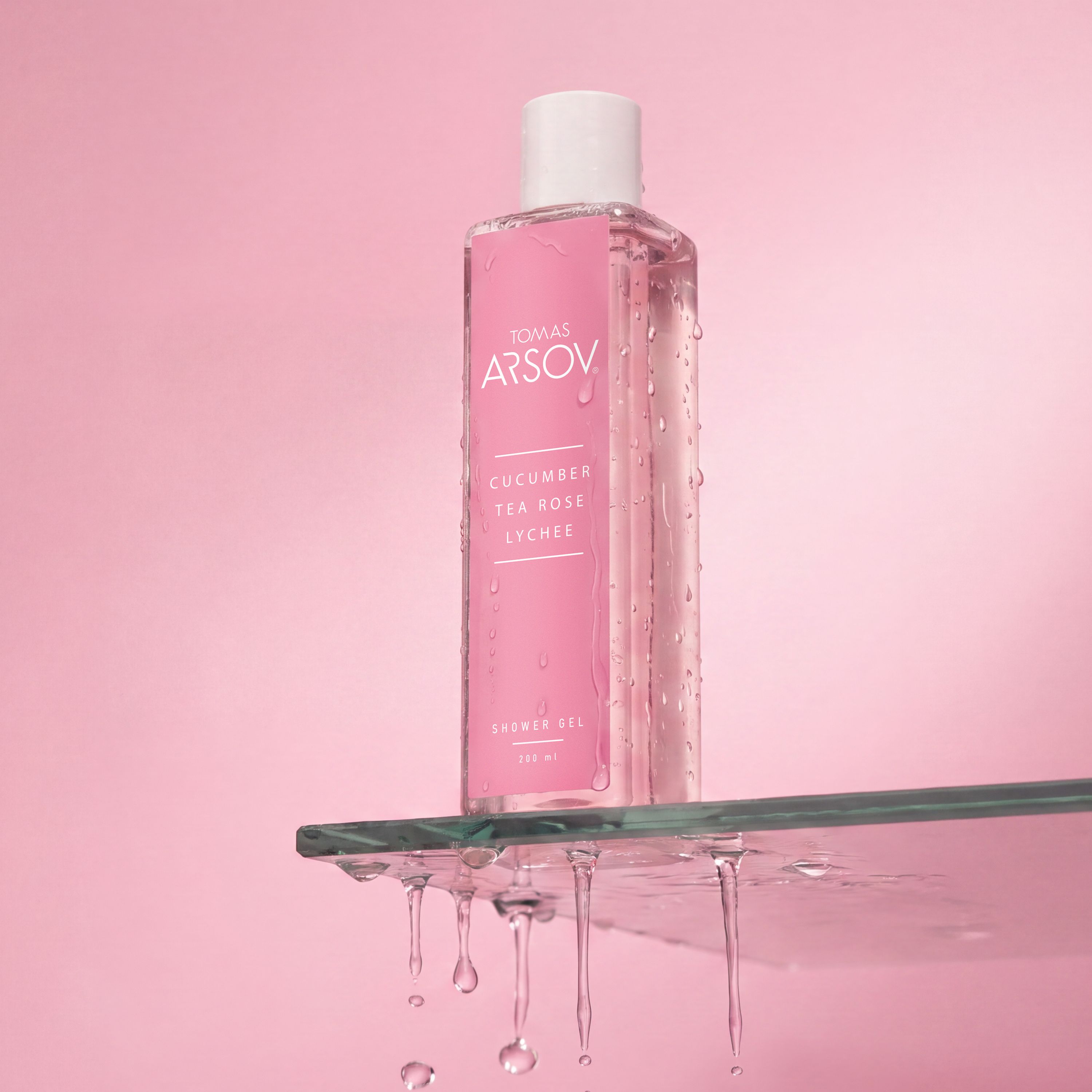 CUCUMBER TEA ROSE LYCHEE Shower gel