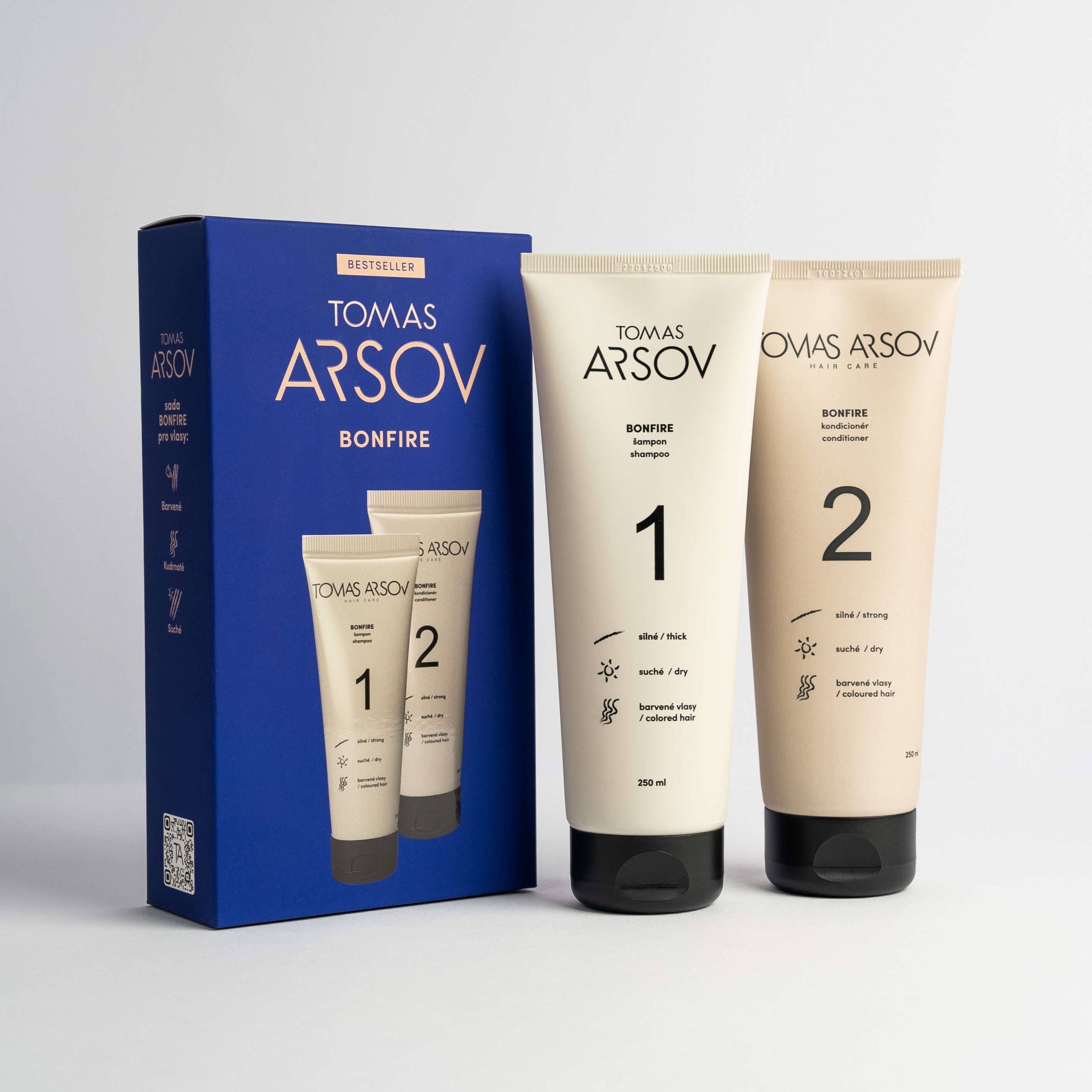 BONFIRE Shampoo and Rinse-off conditioner gift set