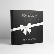 TOMAS ARSOV PLUM TOBACCO ajándékdoboz – Parfüm + Tusfürdő + Testápoló, unisex