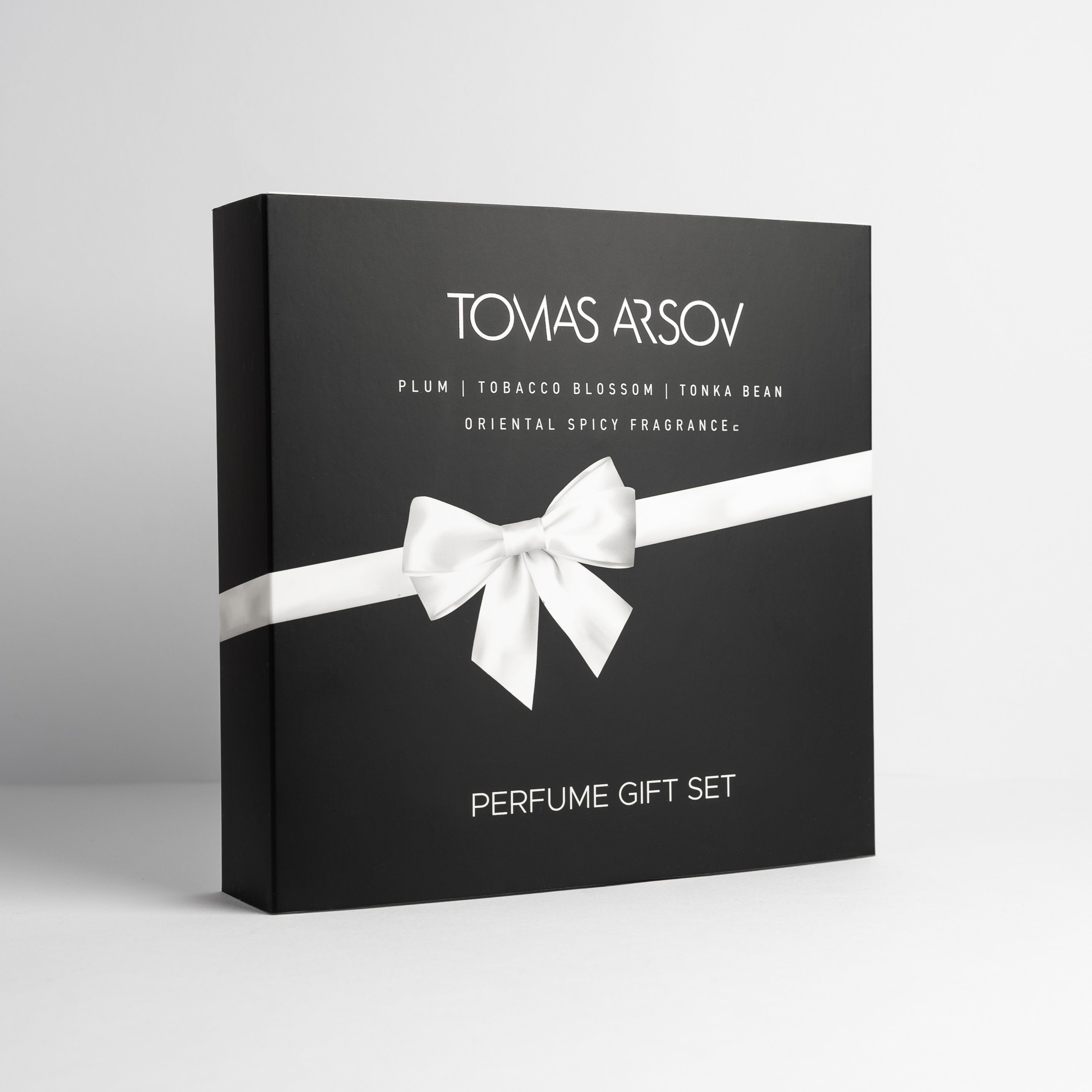 TOMAS ARSOV PLUM TOBACCO ajándékdoboz – Parfüm + Tusfürdő + Testápoló, unisex